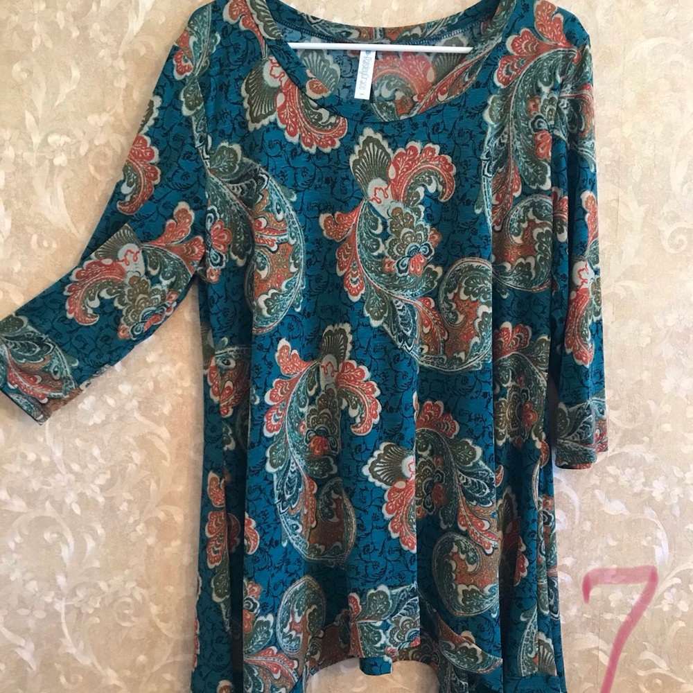 Deep teal tunic